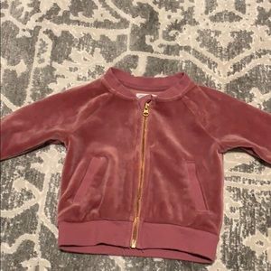Baby velour jacket